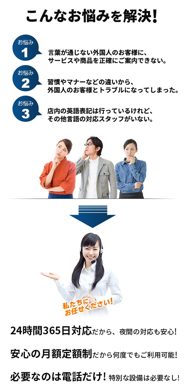 こんなお悩みを解決！